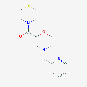 4-[(Pyridin-2-yl)methyl]-2-(thiomorpholine-4-carbonyl)morpholine