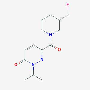 6-[3-(Fluoromethyl)piperidine-1-carbonyl]-2-(propan-2-yl)-2,3-dihydropyridazin-3-one