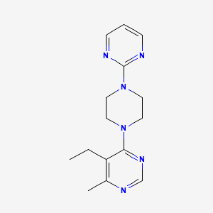 5-Ethyl-4-methyl-6-[4-(pyrimidin-2-yl)piperazin-1-yl]pyrimidine