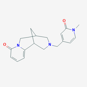 11-[(1-Methyl-2-oxopyridin-4-yl)methyl]-7,11-diazatricyclo[7.3.1.02,7]trideca-2,4-dien-6-one