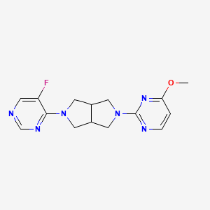 2-[5-(5-Fluoropyrimidin-4-yl)-octahydropyrrolo[3,4-c]pyrrol-2-yl]-4-methoxypyrimidine