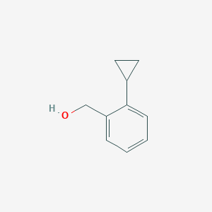 molecular formula C10H12O B151128 (2-Cyclopropylphenyl)methanol CAS No. 118184-68-2