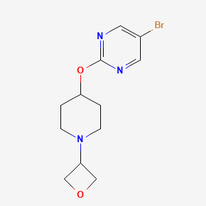 5-Bromo-2-{[1-(oxetan-3-yl)piperidin-4-yl]oxy}pyrimidine