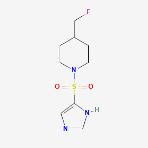 4-(fluoromethyl)-1-(1H-imidazole-4-sulfonyl)piperidine