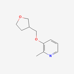 2-Methyl-3-[(oxolan-3-yl)methoxy]pyridine