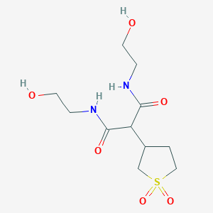 2-(1,1-dioxidotetrahydrothiophen-3-yl)-N,N'-bis(2-hydroxyethyl)propanediamide