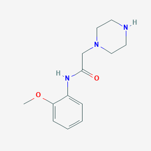 N-(2-methoxyphenyl)-2-(piperazin-1-yl)acetamide