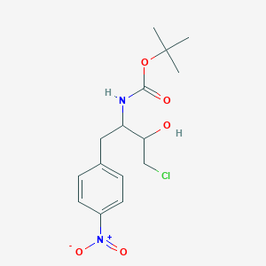 tert-Butyl (2S,3S)-4-chloro-3-hydroxy-1-(4-nitrophenyl)butan-2-ylcarbamate