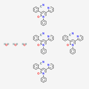 molecular formula C92H66N12O7 B1511312 Perampanel hydrate CAS No. 1571982-04-1