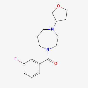 1-(3-Fluorobenzoyl)-4-(oxolan-3-yl)-1,4-diazepane