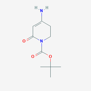 molecular formula C10H16N2O3 B1511314 tert-butyl 4-amino-2-oxo-5,6-dihydropyridine-1(2H)-carboxylate CAS No. 1333319-62-2