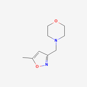 4-[(5-Methyl-1,2-oxazol-3-yl)methyl]morpholine