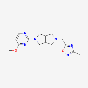 4-Methoxy-2-{5-[(3-methyl-1,2,4-oxadiazol-5-yl)methyl]-octahydropyrrolo[3,4-c]pyrrol-2-yl}pyrimidine