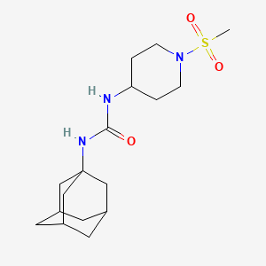 1-(1-Adamantyl)-3-(1-methylsulfonylpiperidin-4-yl)urea