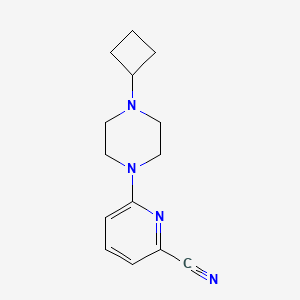 6-(4-Cyclobutylpiperazin-1-yl)pyridine-2-carbonitrile