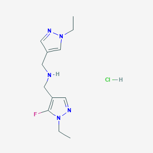 1-(1-ethyl-5-fluoro-1H-pyrazol-4-yl)-N-[(1-ethyl-1H-pyrazol-4-yl)methyl]methanamine