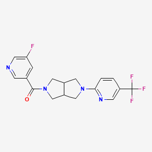 2-[5-(5-Fluoropyridine-3-carbonyl)-octahydropyrrolo[3,4-c]pyrrol-2-yl]-5-(trifluoromethyl)pyridine