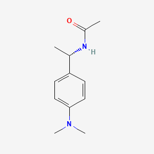 molecular formula C12H18N2O B1511341 (S)-N-(1-(4-(Dimethylamino)phenyl)ethyl)acetamide 