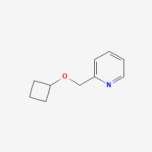 molecular formula C10H13NO B15113530 2-(Cyclobutoxymethyl)pyridine 