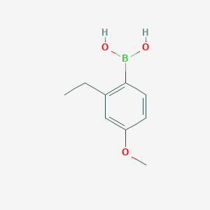 molecular formula C9H13BO3 B151136 (2-Ethyl-4-methoxyphenyl)boronic acid CAS No. 342899-07-4