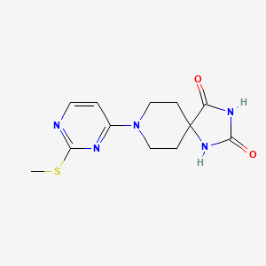 8-[2-(Methylsulfanyl)pyrimidin-4-yl]-1,3,8-triazaspiro[4.5]decane-2,4-dione