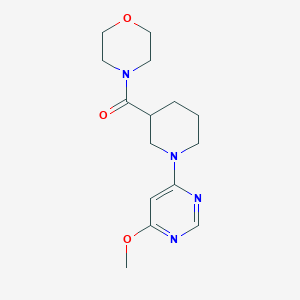 4-[1-(6-Methoxypyrimidin-4-yl)piperidine-3-carbonyl]morpholine