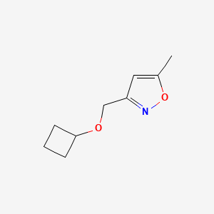 3-(Cyclobutoxymethyl)-5-methyl-1,2-oxazole