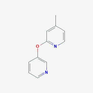 4-Methyl-2-(pyridin-3-yloxy)pyridine