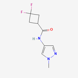 3,3-difluoro-N-(1-methyl-1H-pyrazol-4-yl)cyclobutane-1-carboxamide