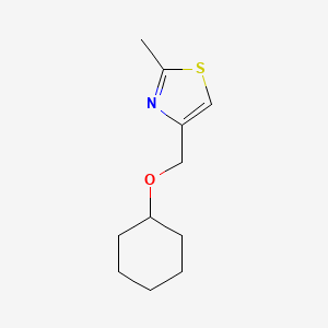 4-[(Cyclohexyloxy)methyl]-2-methyl-1,3-thiazole