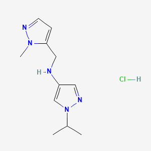 1-isopropyl-N-[(1-methyl-1H-pyrazol-5-yl)methyl]-1H-pyrazol-4-amine