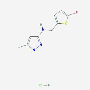 N-[(5-fluoro-2-thienyl)methyl]-1,5-dimethyl-1H-pyrazol-3-amine