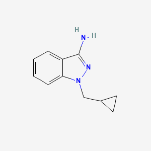 molecular formula C11H13N3 B1511400 1-(Cyclopropylmethyl)-1H-indazol-3-amine CAS No. 927802-22-0