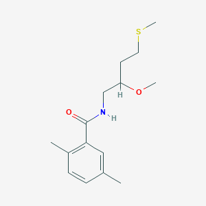 N-[2-methoxy-4-(methylsulfanyl)butyl]-2,5-dimethylbenzamide