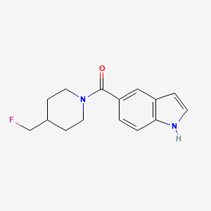 5-[4-(fluoromethyl)piperidine-1-carbonyl]-1H-indole