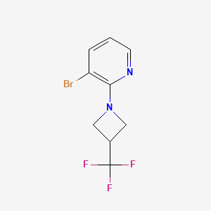 3-Bromo-2-[3-(trifluoromethyl)azetidin-1-yl]pyridine