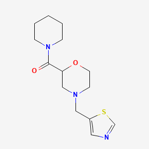 2-(Piperidine-1-carbonyl)-4-[(1,3-thiazol-5-yl)methyl]morpholine