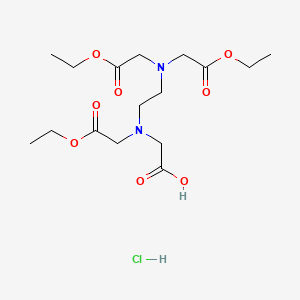 molecular formula C16H29ClN2O8 B1511417 Ethylenediaminetetraacetic acid triethyl ester hydrochloride CAS No. 90359-20-9
