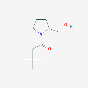 1-[2-(Hydroxymethyl)pyrrolidin-1-yl]-3,3-dimethylbutan-1-one