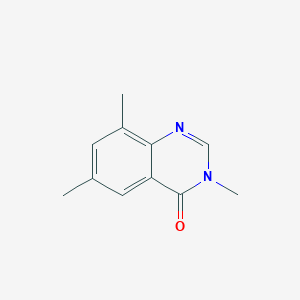 molecular formula C11H12N2O B15114223 3,6,8-Trimethyl-3,4-dihydroquinazolin-4-one 