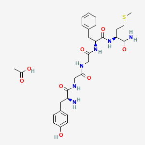 molecular formula C29H40N6O8S B1511423 Met-Enkephalin amide CAS No. 100929-67-7