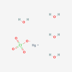 molecular formula ClH8HgO8 B1511426 Mercury(I) perchlorate tetrahydrate CAS No. 312623-78-2