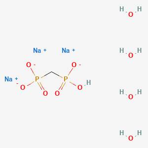 molecular formula CH11Na3O10P2 B1511427 Medronate trisodium tetrahydrate CAS No. 207556-02-3