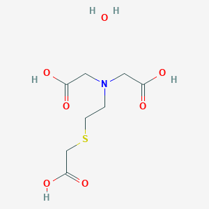 2-[Carboxymethyl-[2-(carboxymethylsulfanyl)ethyl]amino]acetic acid;hydrate