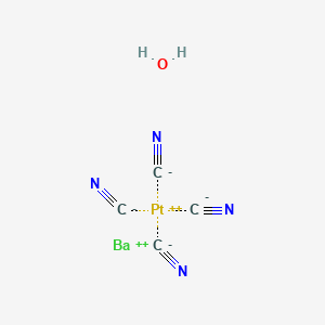 molecular formula C4H2BaN4OPt B1511434 Barium tetracyanoplatinate(II) hydrate 