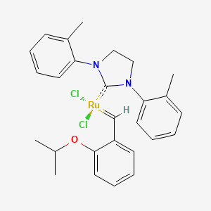 molecular formula C27H30Cl2N2ORu B1511438 Stewart-Grubbs catalyst CAS No. 927429-61-6