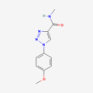 1-(4-methoxyphenyl)-N-methyl-1H-1,2,3-triazole-4-carboxamide