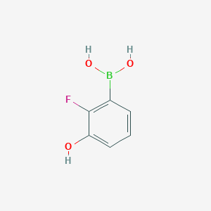molecular formula C6H6BFO3 B151144 (2-Fluoro-3-hydroxyphenyl)boronic acid CAS No. 855230-60-3