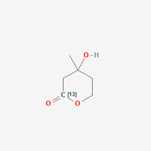 (+/-)-Mevalonolactone-1-13C