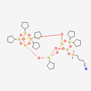 molecular formula C41H75NO13Si9 B1511444 Pss-cyanopropyldimethylsilyloxy-heptacy& CAS No. 352538-80-8